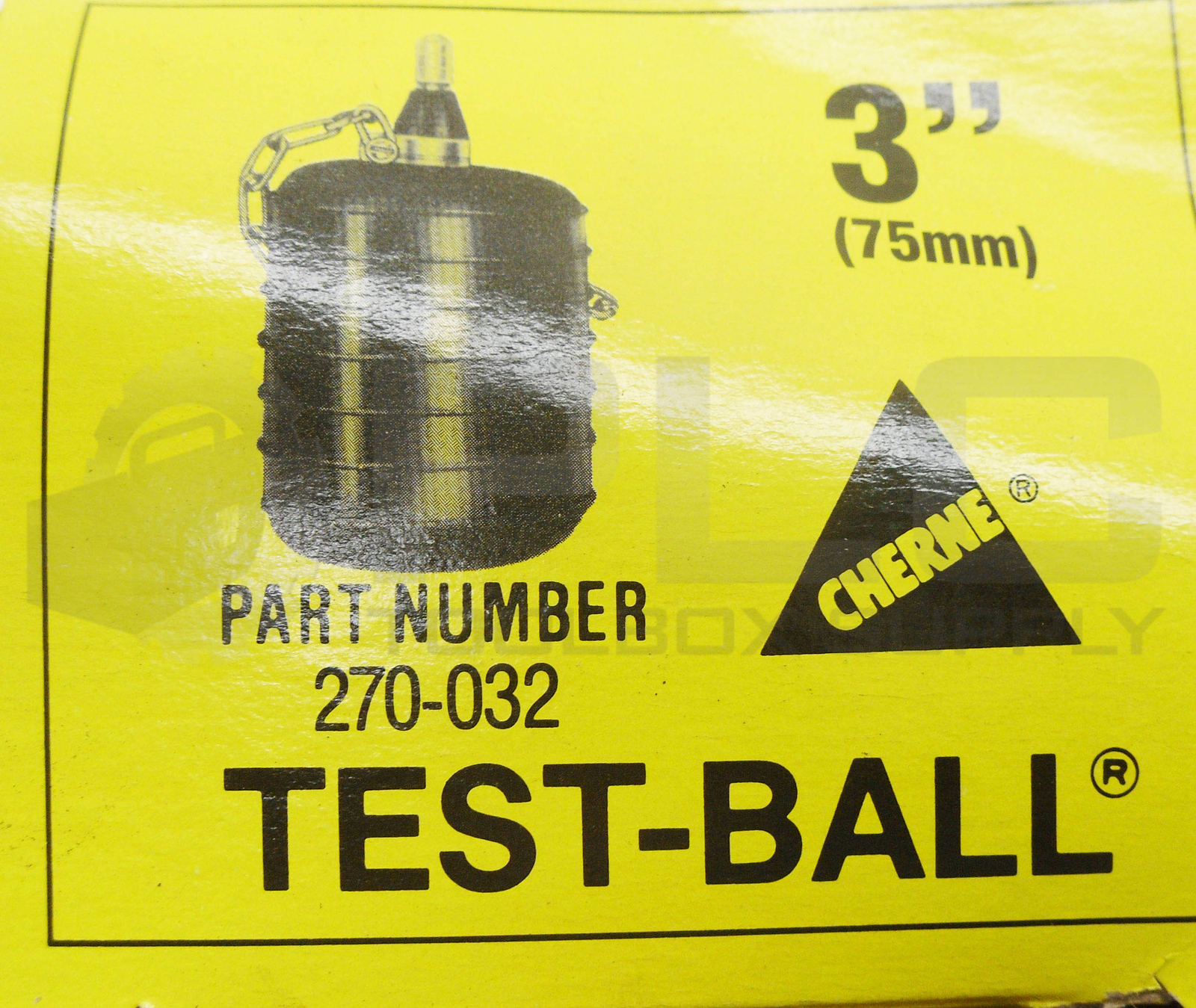 NEW CHERNE 270-032 TEST-BALL PLUG 3″