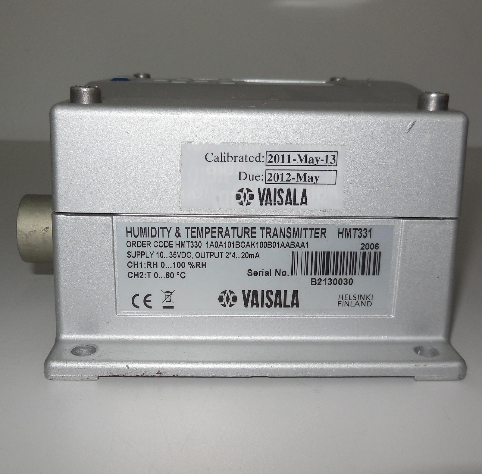 Vaisala humidity & Temperature transmitter HMT331 HMT330 Ver 4.06 (no sensor)