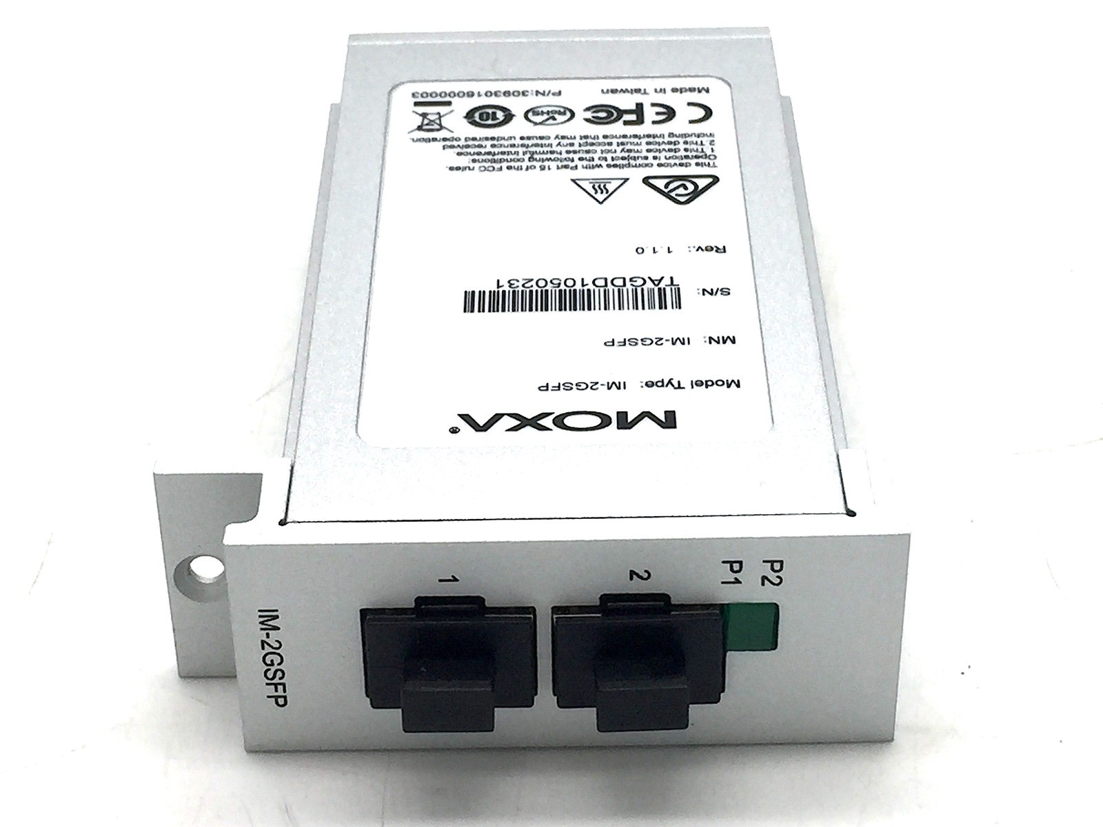 MOXA  IM-2GSFP V1.1.0 Ethernet Interface Module with SFP-1GLXLC V1.1