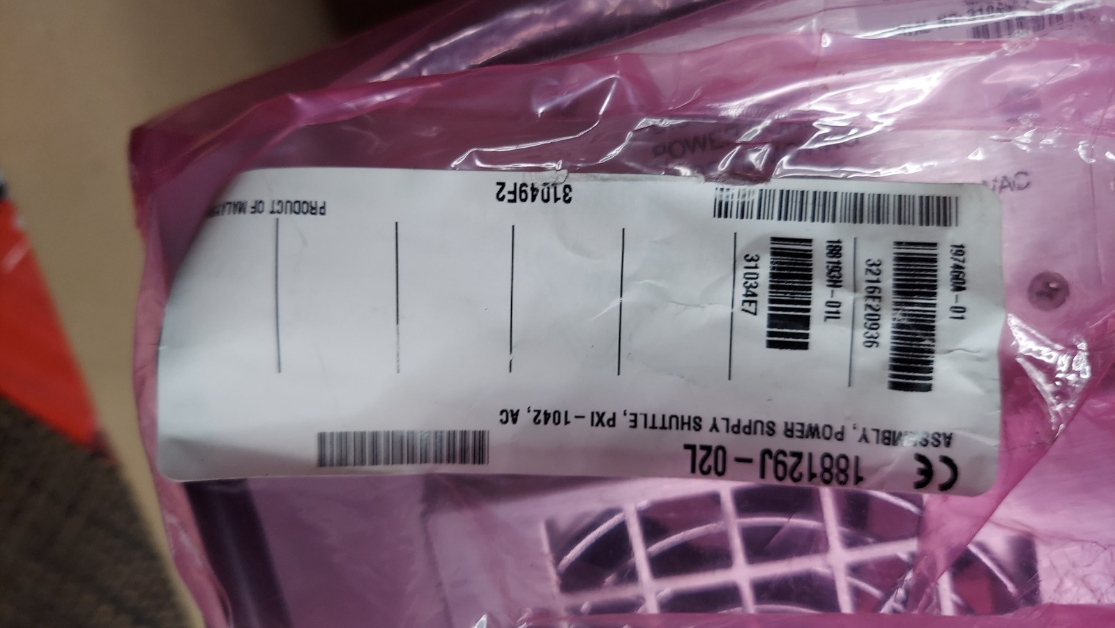 New National Instruments PXI-1042 778662-01 188129J-02L Power Supply Shuttle