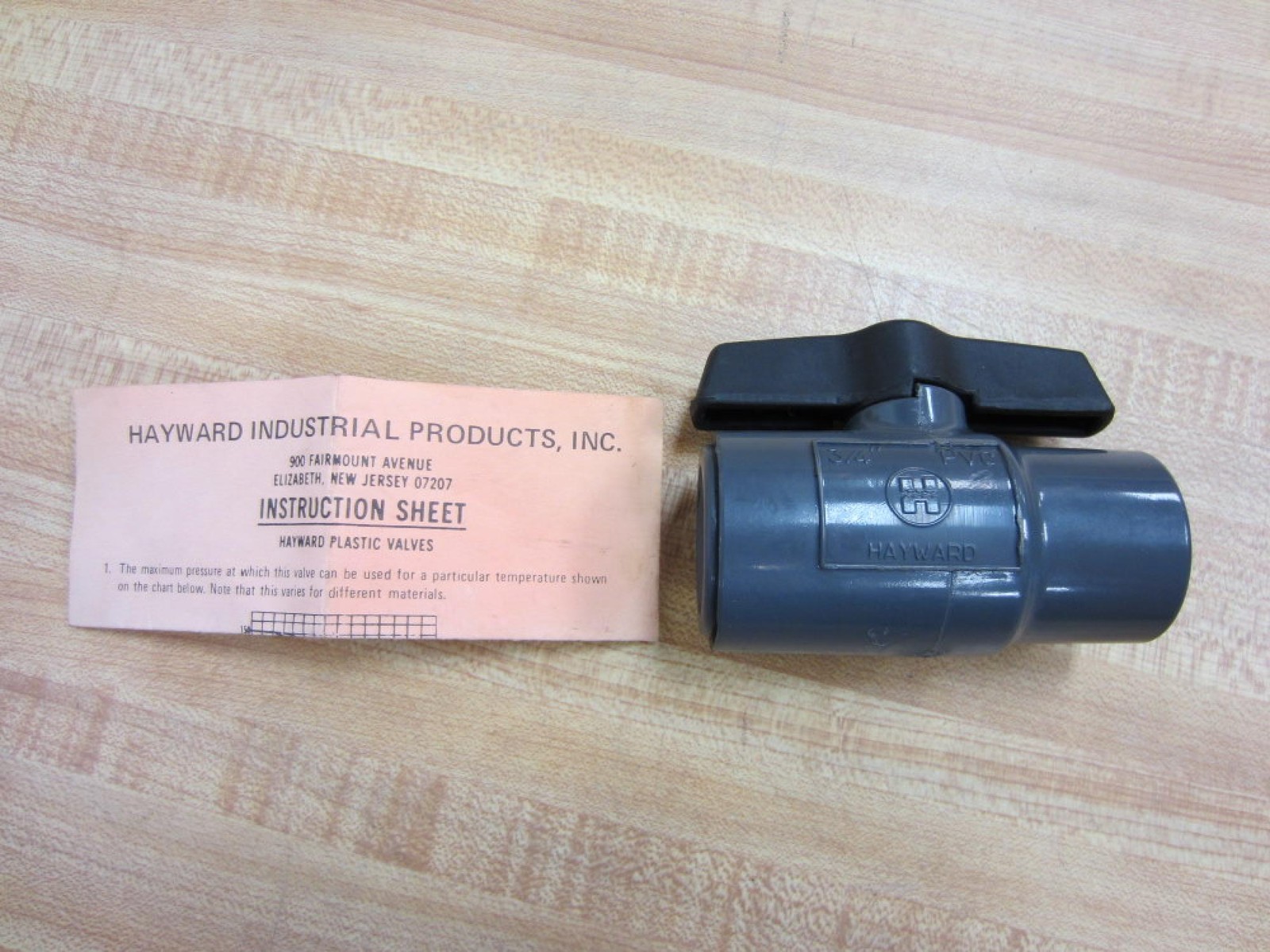 Hayward 3/4 PVC Ball Valve