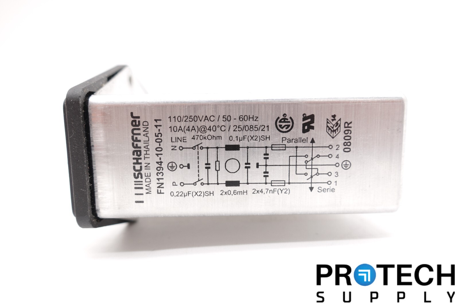 Schaffner EMC Power Entry Module Filtered FN1394-10-05-11 with WARRANTY