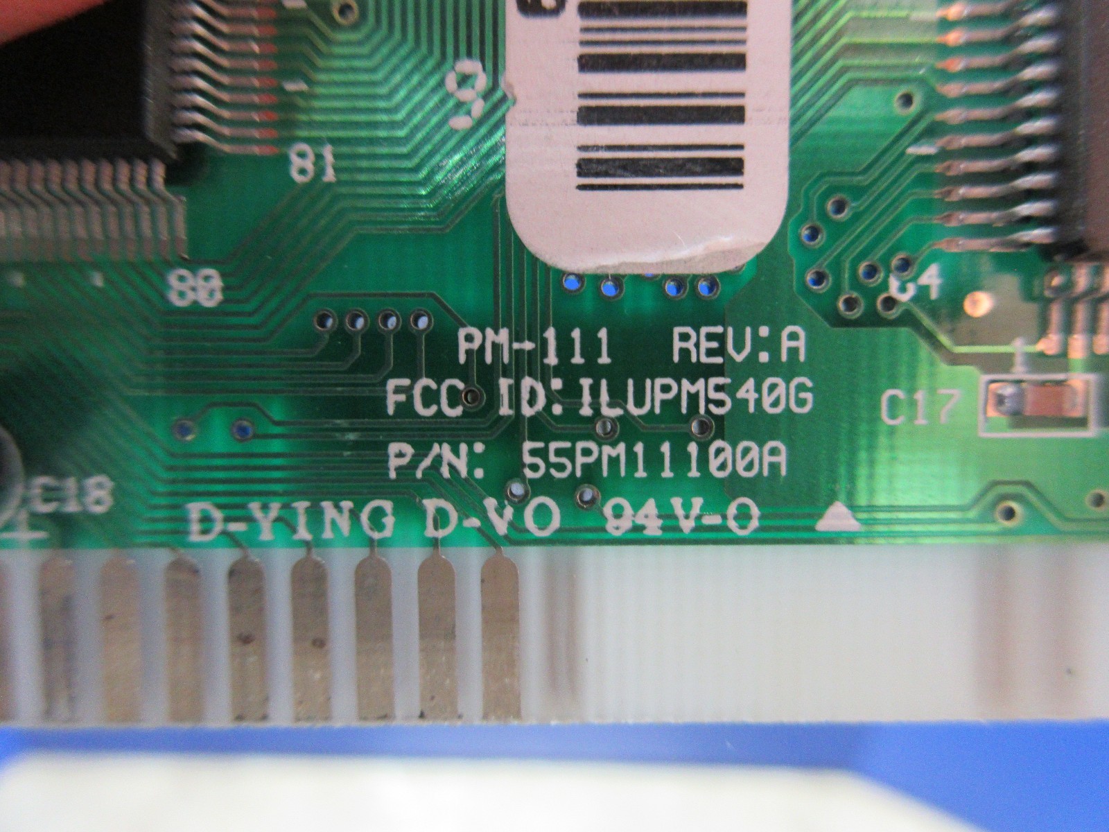 D-YING 55PM11100A CIRCUIT BOARD PN 4503 2394-22