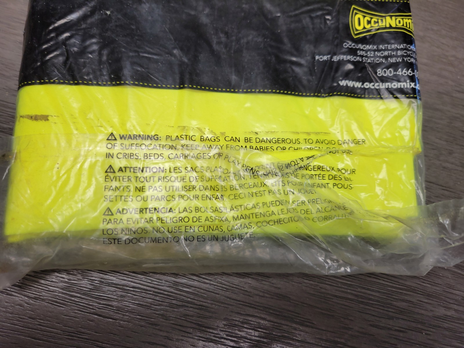 Occunomix Hi-Viz Workwear 3 XL , Safety High Visibility Waist 52 to 54″ 448H29