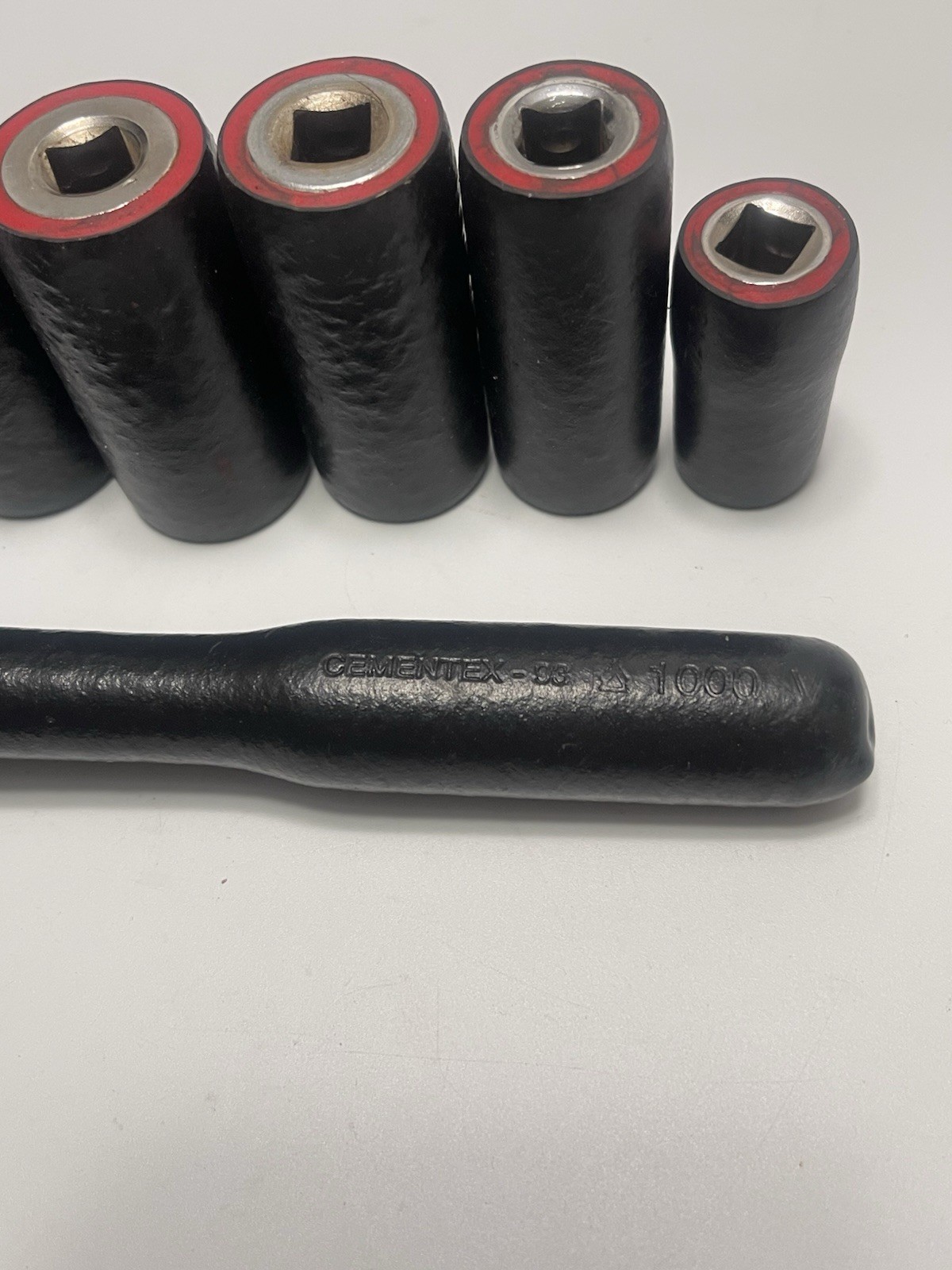 Cementex 1000V Insulated 3/8″ Dr. Ratchet , Socket Set , EXCELLENT