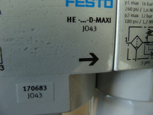 FESTO ASSY HE-D-MAXI LFR-D-5M-MAXI FRM-D-MAXI HEE-D-MAXI-24 HEL-D-MAXI HE-D-MAXI