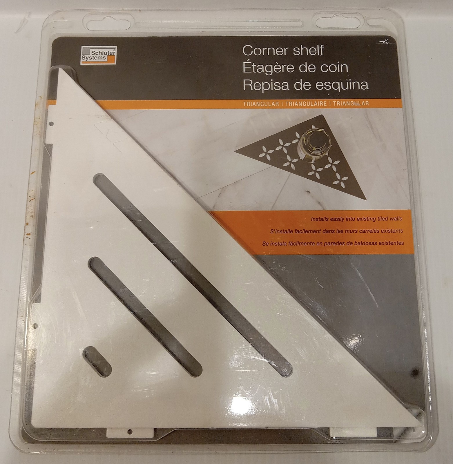 1 NEW SCHLUTER SYSTEMS SES1D10MBW SHELF-E SHELF FOR SHOWERS NNB ***MAKE OFFER***