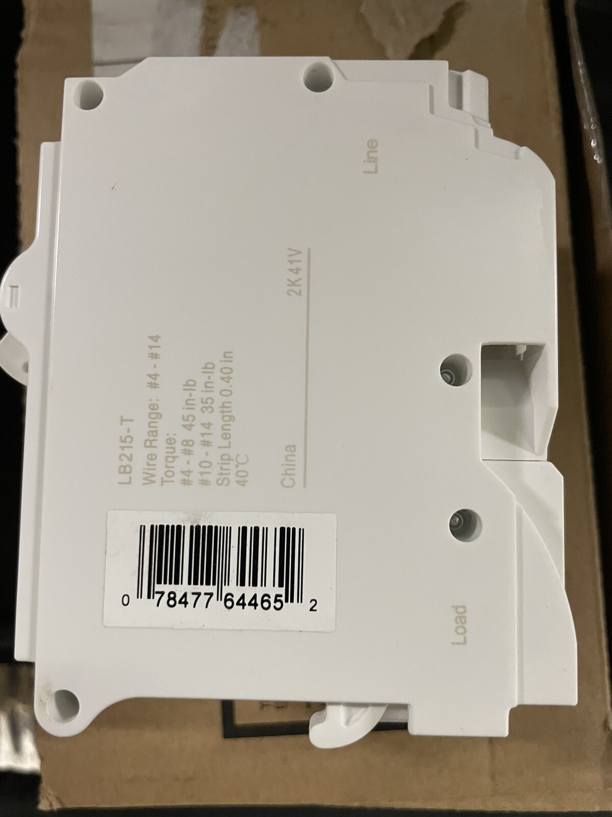 Leviton LB215 2-Pole 15 Amp, 120-Volt/2 Brand New!