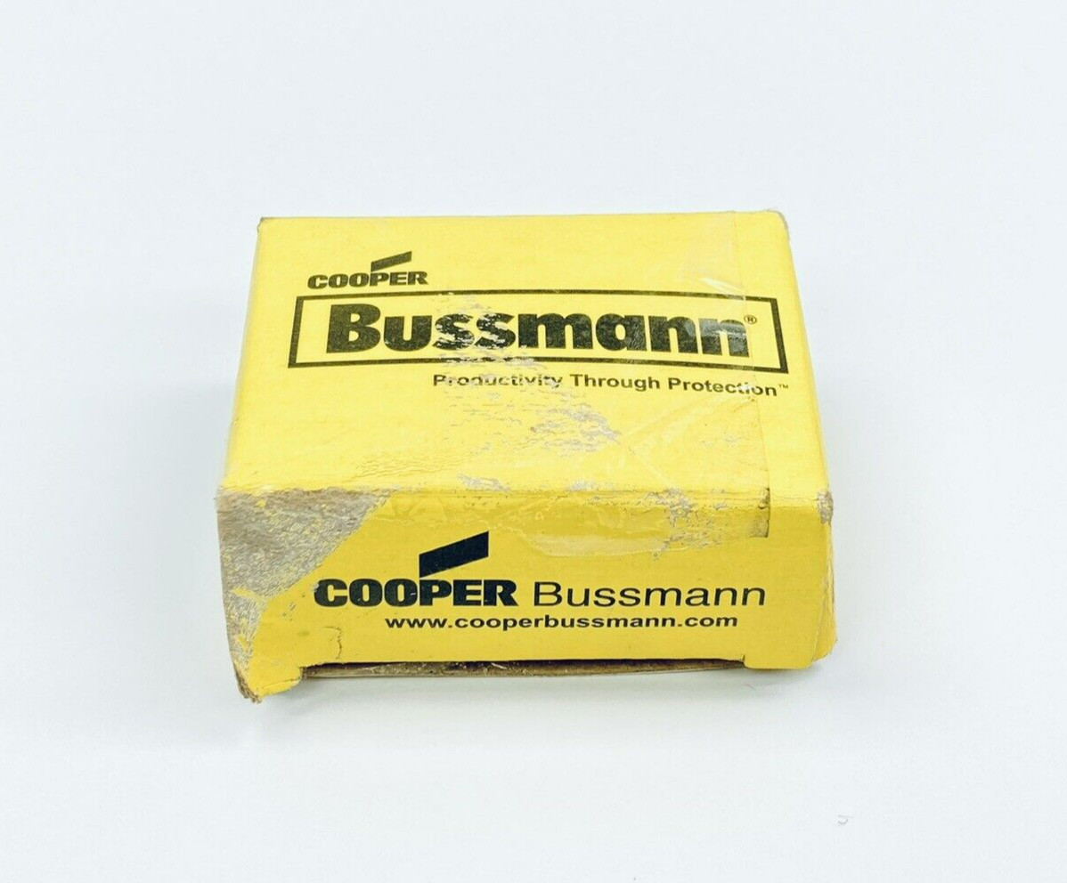 BOX OF 10 UNUSED EATON BUSSMANN FNQ-R-1/2 CLASS CC FUSE TIME DELAY 600VAC