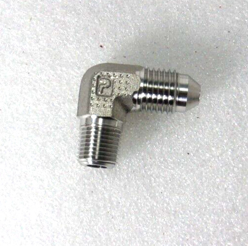 Parker 4-4CTX-SS, Stainless Steel 316, Elbow 90 Deg, Hydraulic Triple Lok Pipe