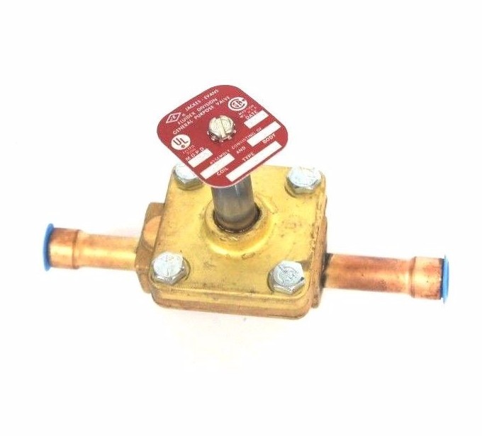 NIB PARKER JACKES-EVANS RB9E4 NORMALLY CLOSED SOLENOID VALVE 1/2″ ODF, 300 MOPD