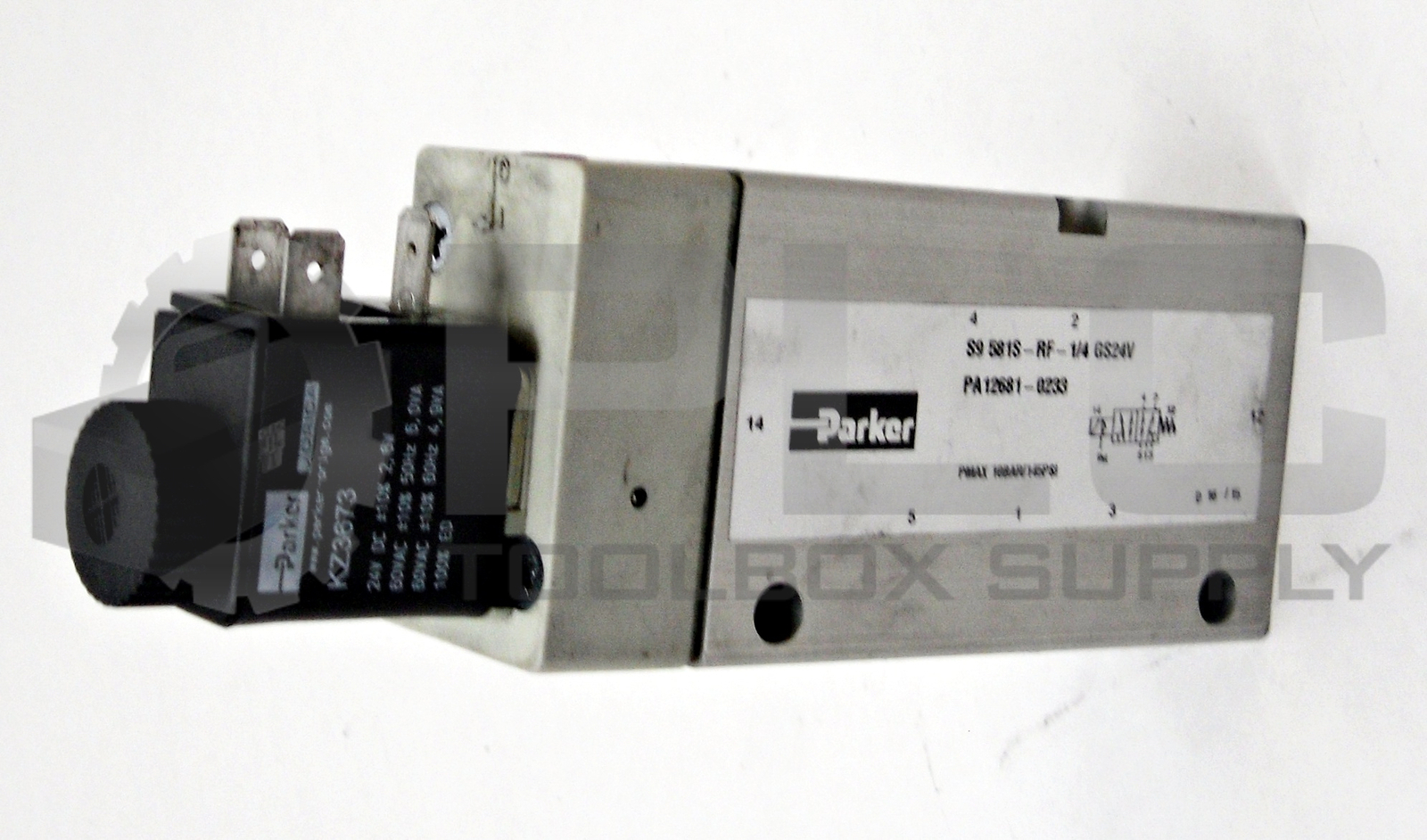 PARKER PA12681-0233 5/2 WAY VALVE 2 PA126810233 S9 581S-RF-1/4