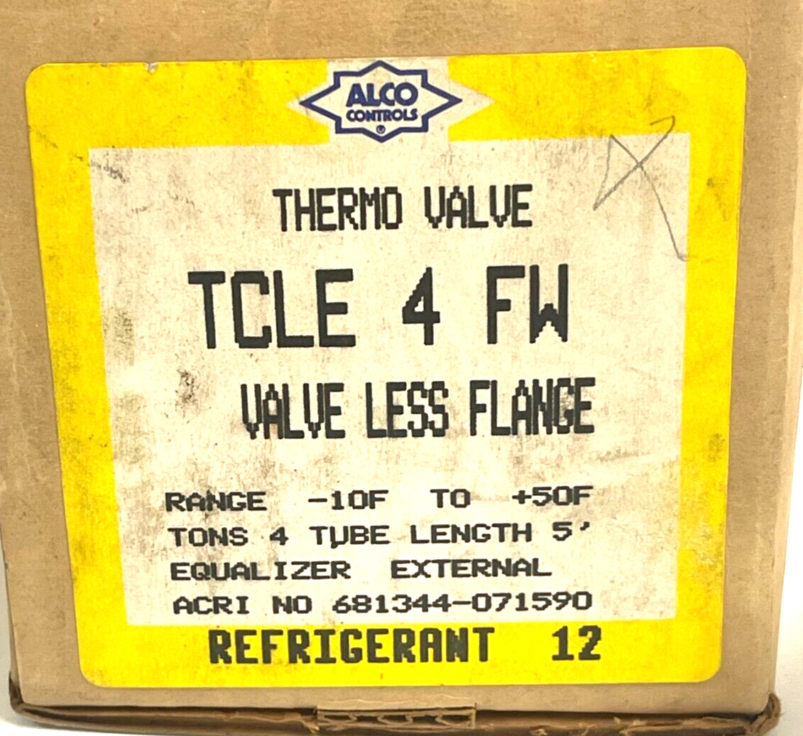 ALCO CONTROLS THERMO VALVE TCLE 4 FW 4 TON CAPACITY