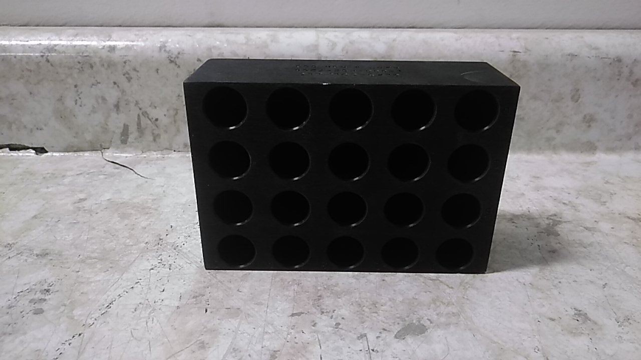 Glas-Col R34 563 15 or 16mm Vial 20 Hole Heater Block