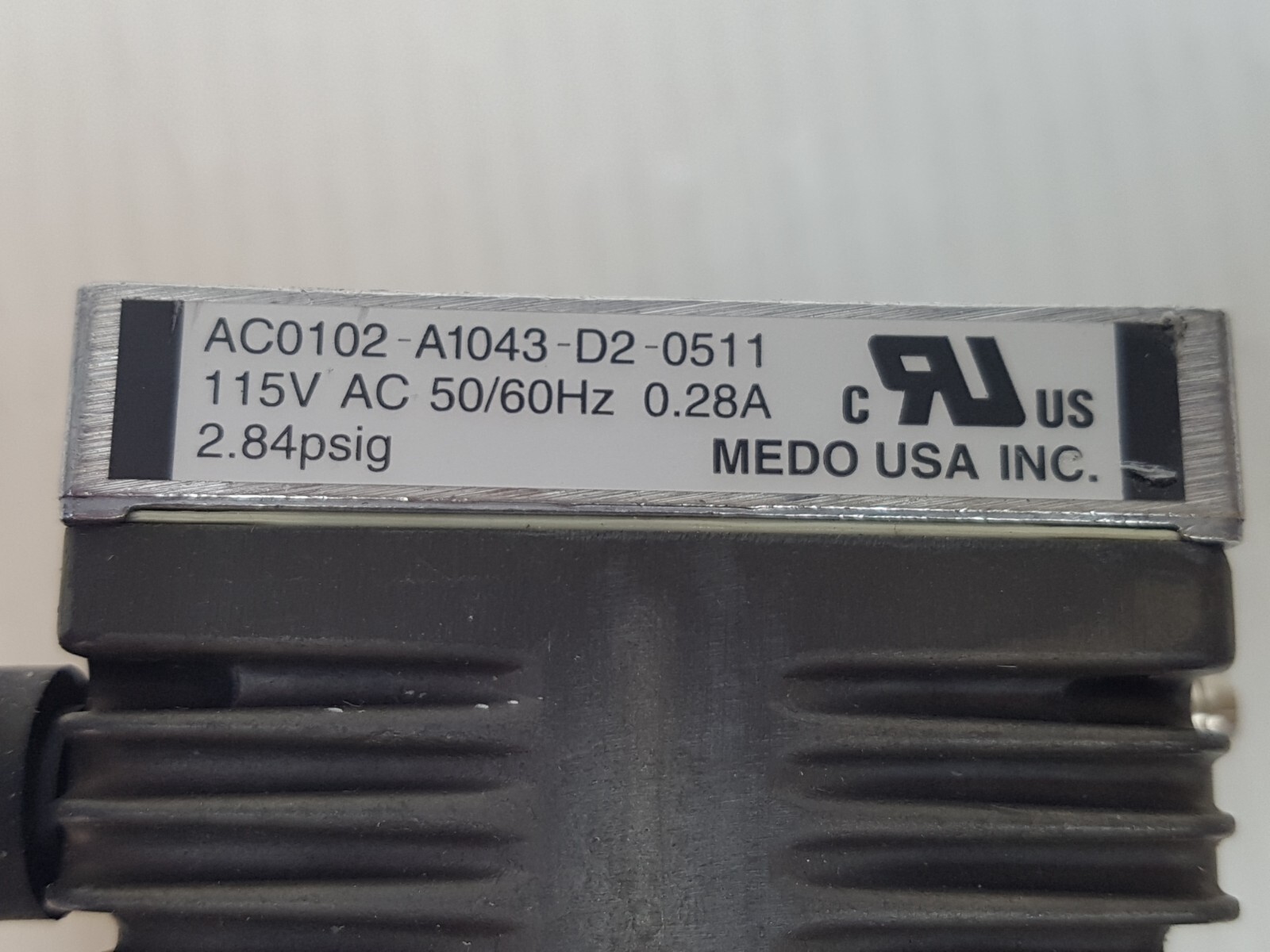 LUMENIS MEDO Vacuum Pump AC0102-A1043-D2-0511 115V 0.28A 50/60Hz