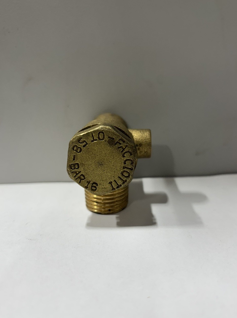 Compressor tank 1/2 Angle Check Valve (Facciotti OT58 Bar 16) 3 port 45717436