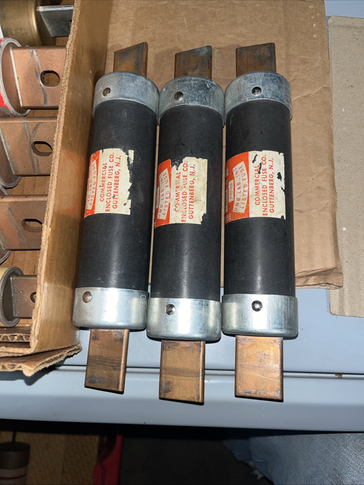 LOT OF 3 CEFCO CRS 150 TIME DELAY FUSE 150A 600VAC