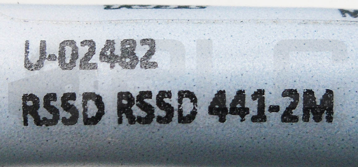 NEW TURCK RSSD RSSD 441-2M DOUBLE ENDED CORDSET 2M U-02482