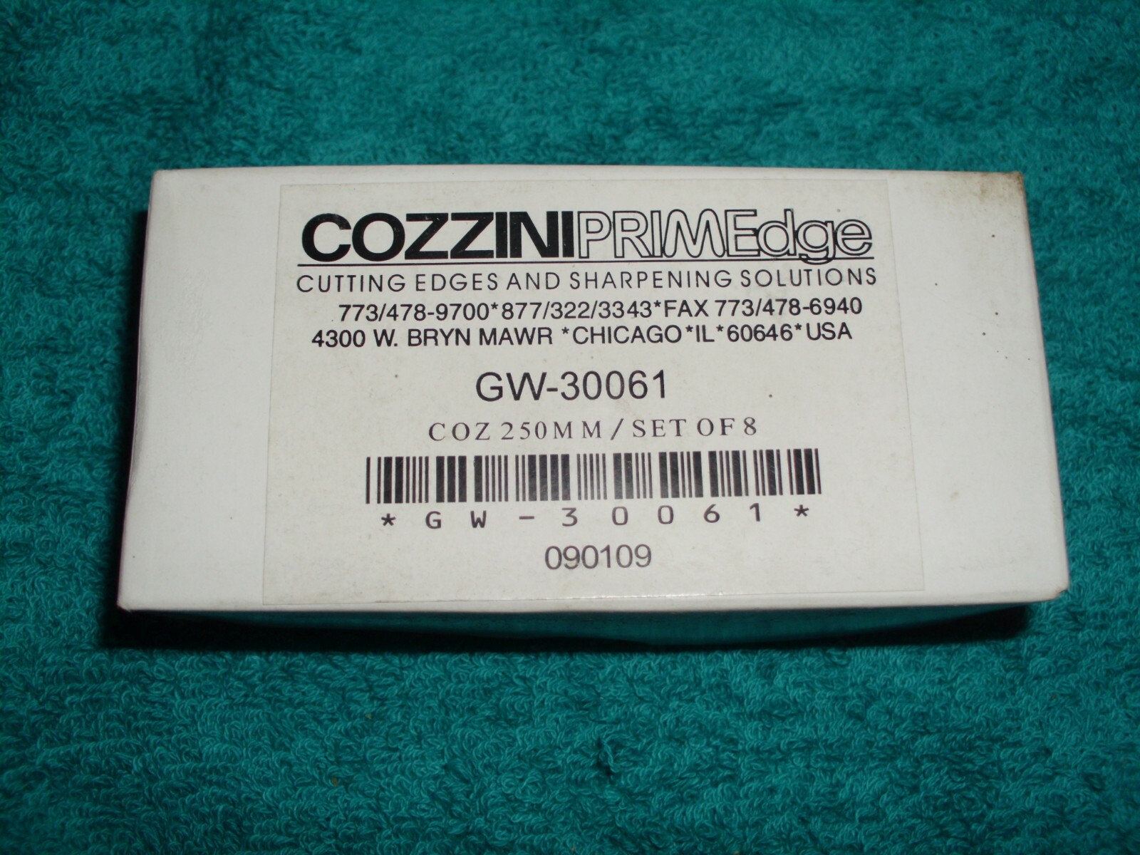 COZZINI WOLFKING MEAT GRINDER BLADE KNIVES GW-30061 250MM NPK 460-0321121 (8PK)