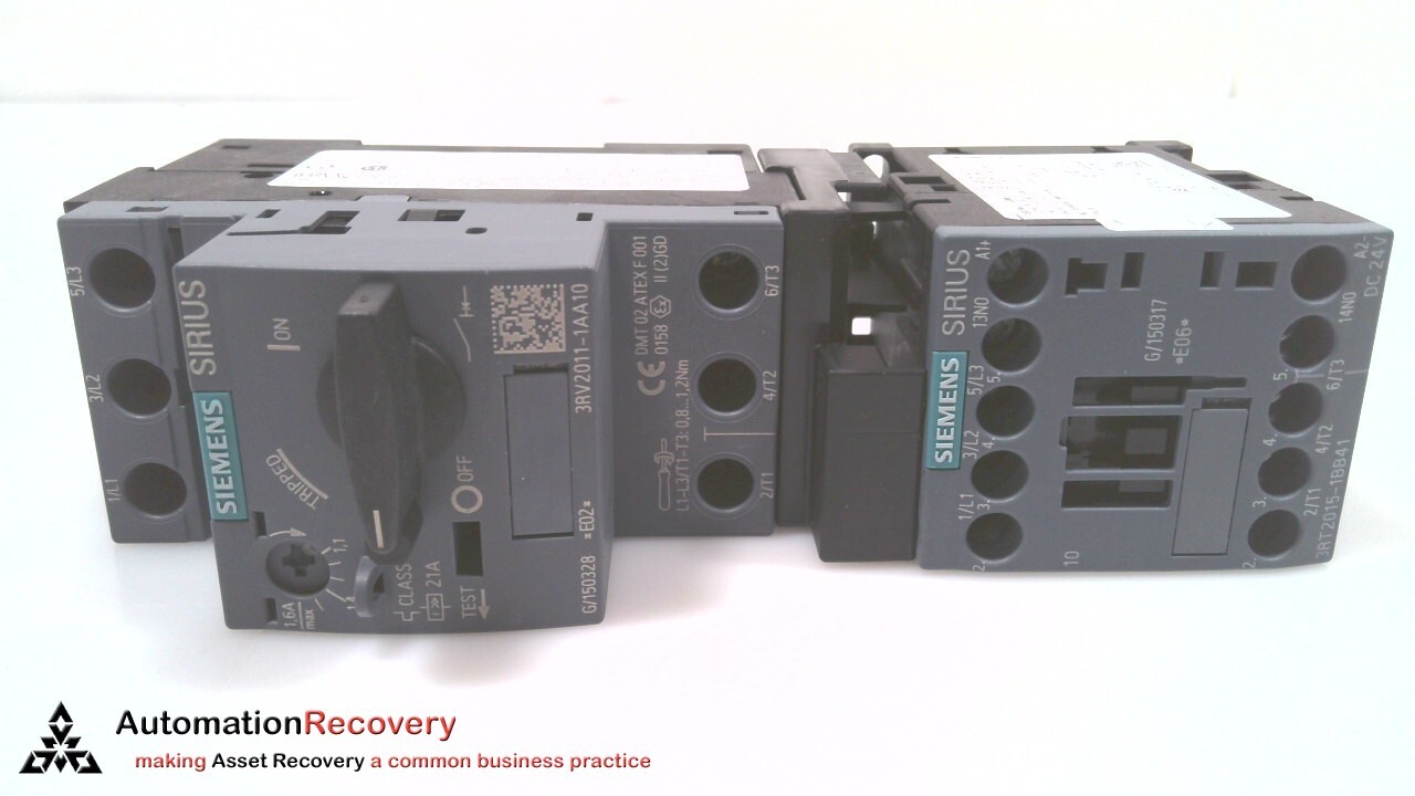 SIEMENS 3RA21101AA151BB4 COMBINATION STARTER, NEW #326401