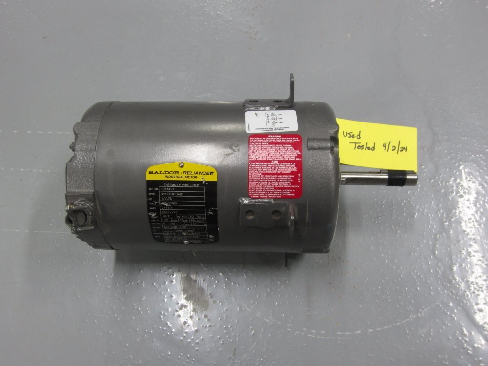 ABB Baldor Reliance 1093413 Motor 109341301 Tested