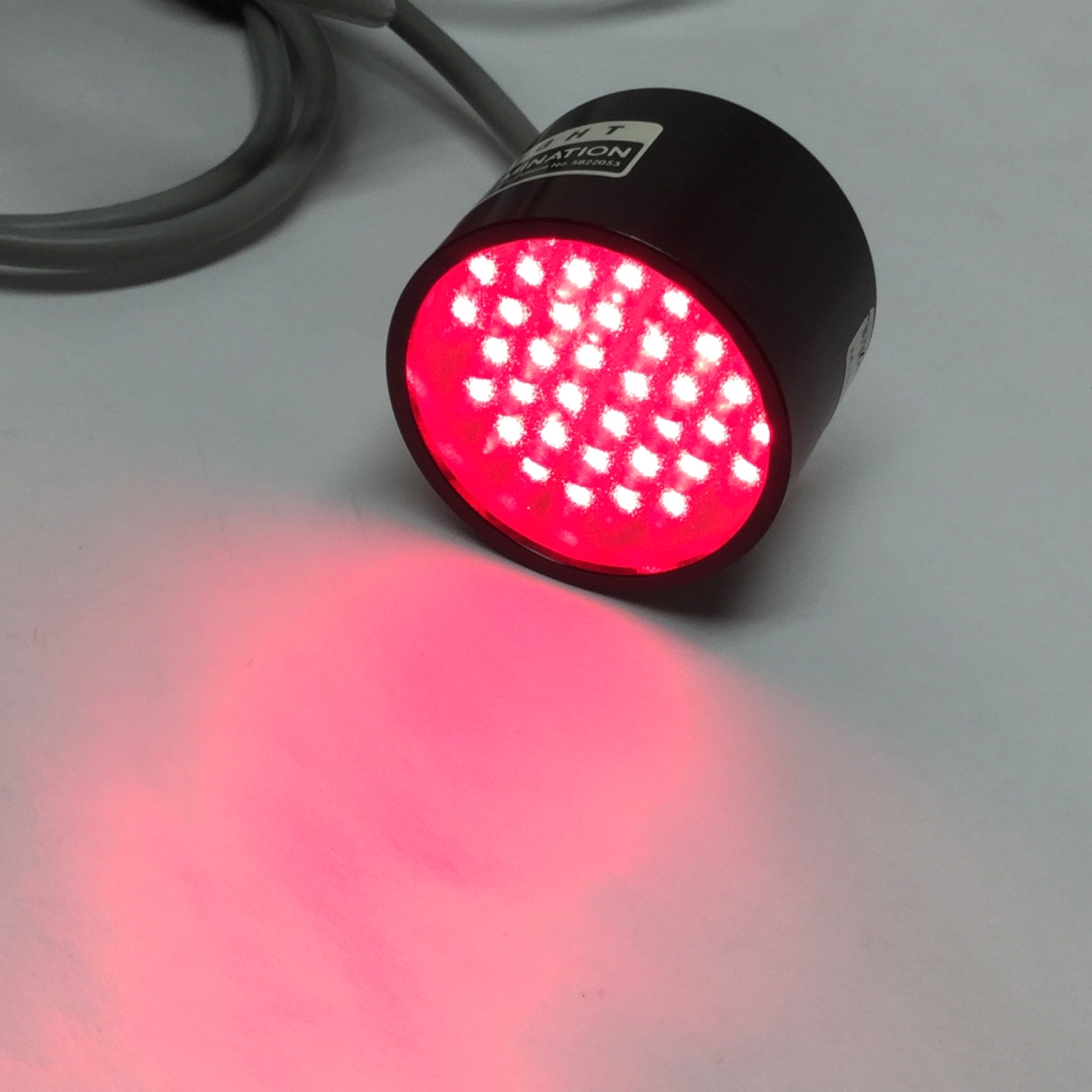 Advanced Illumination SL1236 Red LED Machine Vision Large Aimed Spot Light, 24V