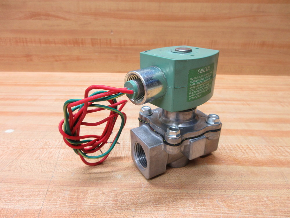 Asco 8215G030 Red Hat Solenoid Valve 4KY42 W/Out Legend Plate