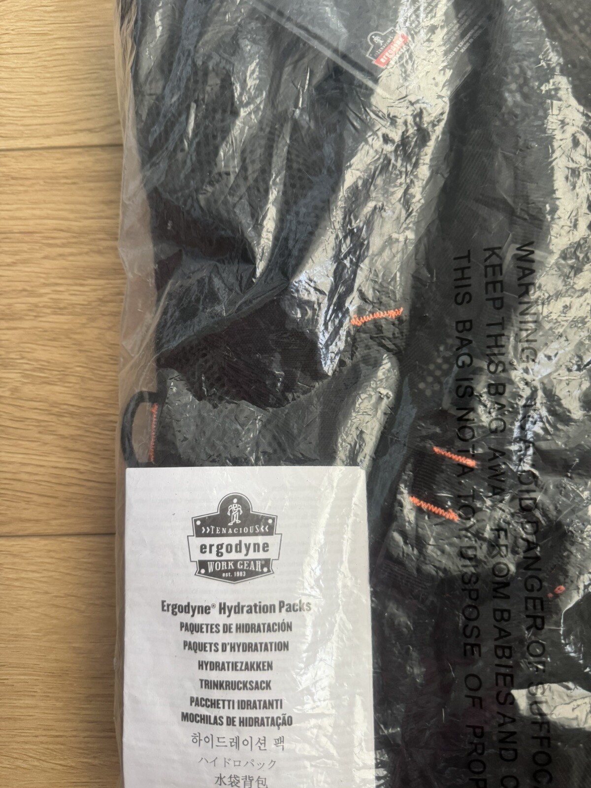 Ergodyne 5156 Hydration Pack,70 Oz./2L,Black