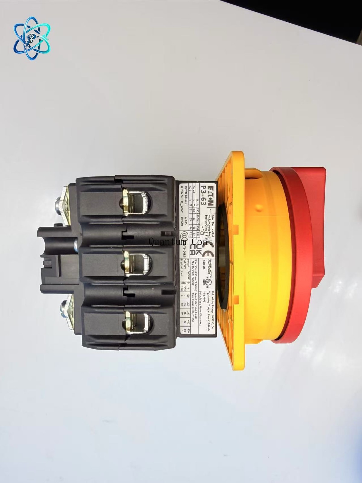 EATON/MOELLER P3-63 Load isolation switch P3-63/EA/SVB 63A Genuine Free Ship USA
