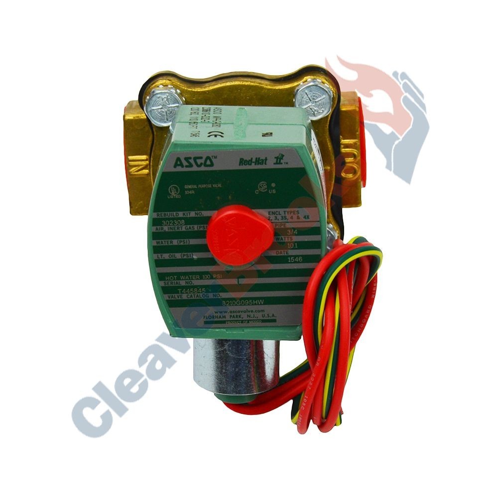 ASCO 2 Way Gas Solenoid Valve Normally Closed 3/4″ 8210G095