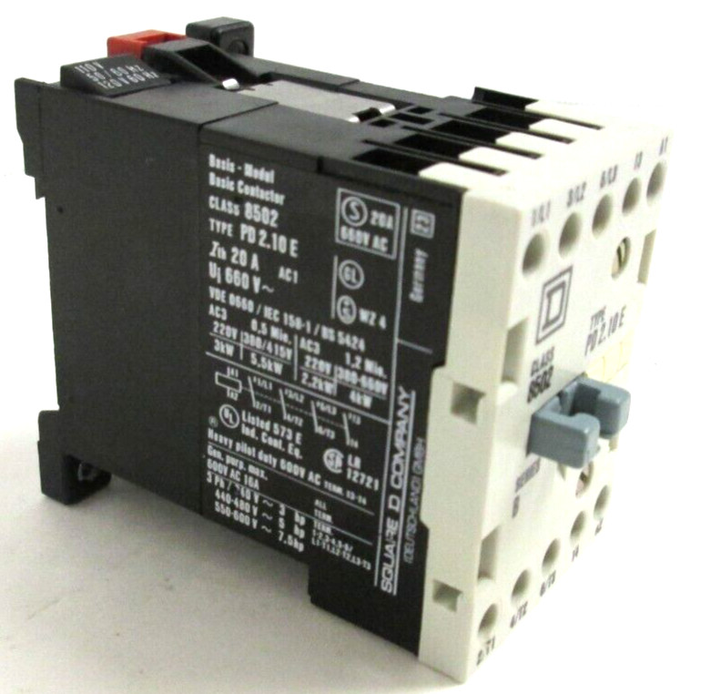 SQUARE D COMPANY, CLASS 8502, TYPE PD 2. 10 E, SHORT CIRCUIT PROTECTOR, SURPLUS