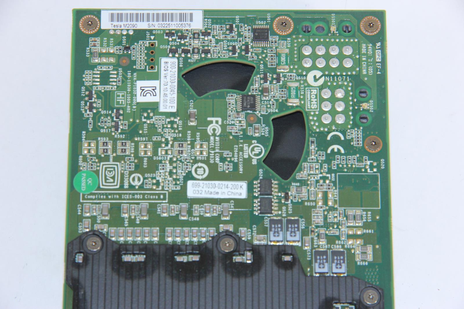 NVIDIA TESLA M2090 6GB GDDR5 Fanless Graphics Processing Unit “Make an Offer”