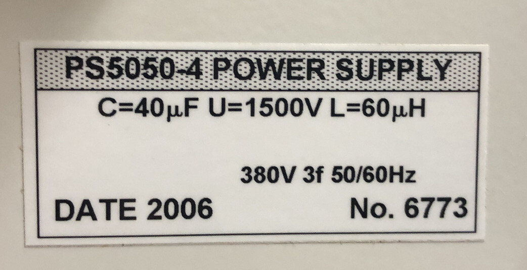 Ekspla PS 5050, Power Supply 380V 3f 50/60Hz, PS5050-4, PS5050, SHIPSAMEDAY