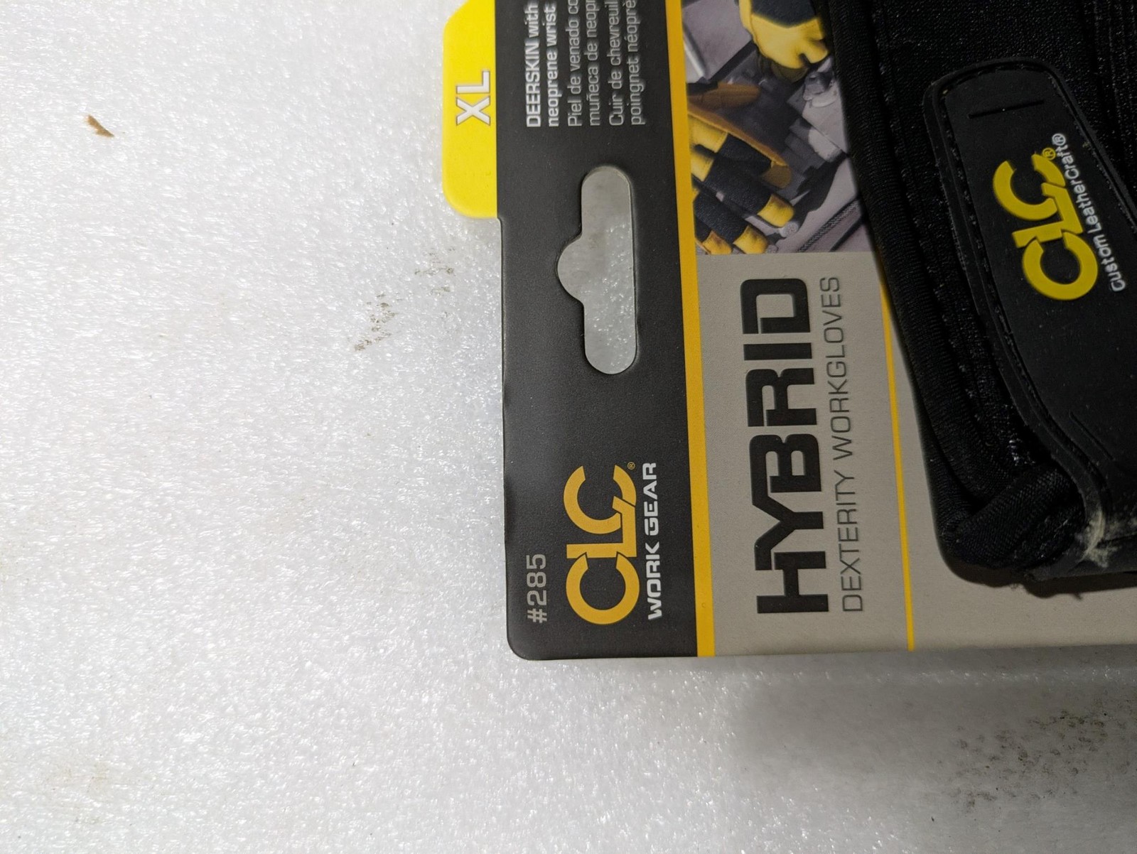 CLC WORK GEAR #285 HYBRID DEXTERITY WORK GLOVES GEAR