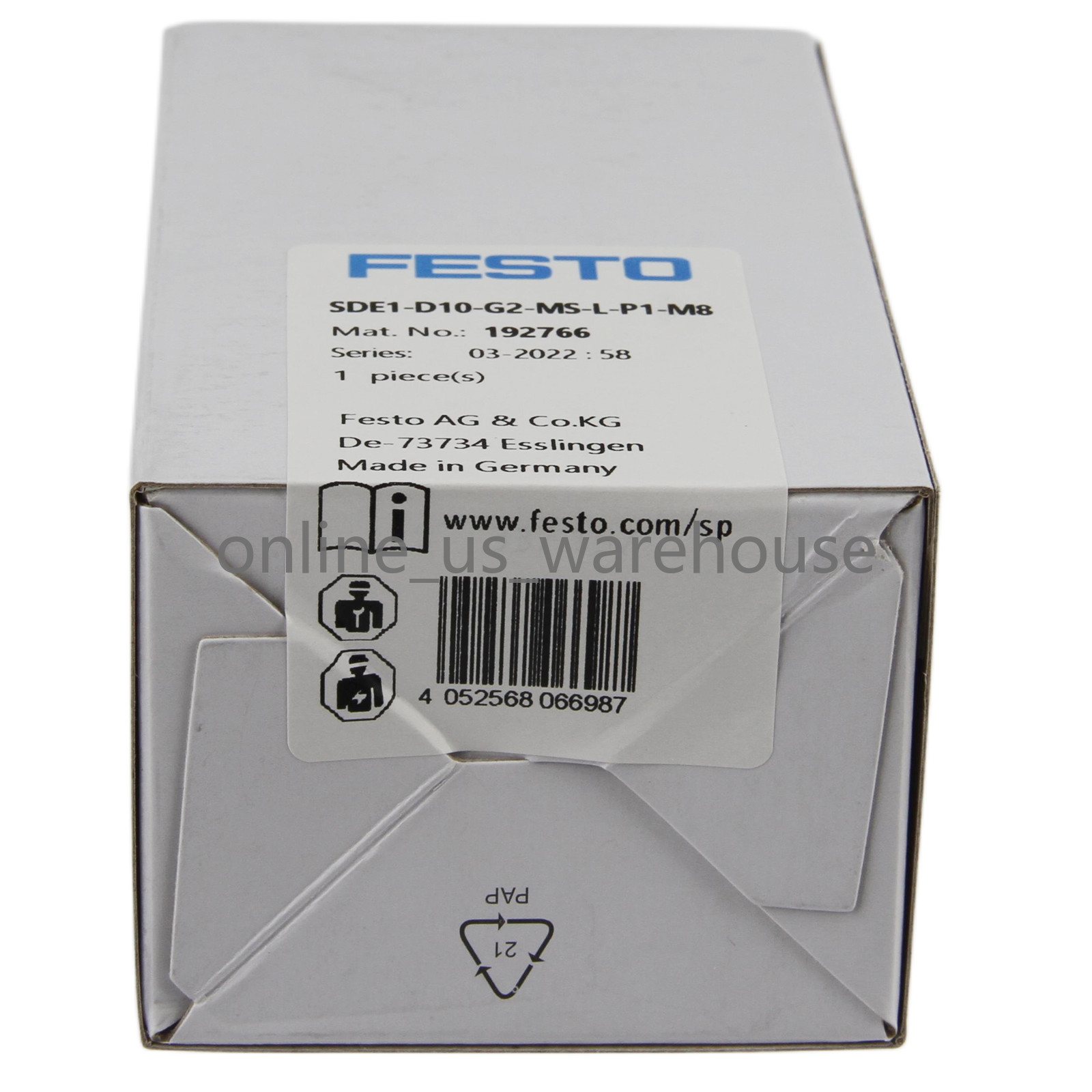 1PC New In Box For FESTO SDE1-D10-G2-MS-L-P1-M8 688542 Solenoid Valve – US Stock