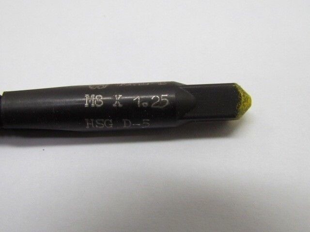 Regal-Beloit M8x1.25 Tap 2 Flute Plug Chamfer Black Oxide D5 73mm AOL USA