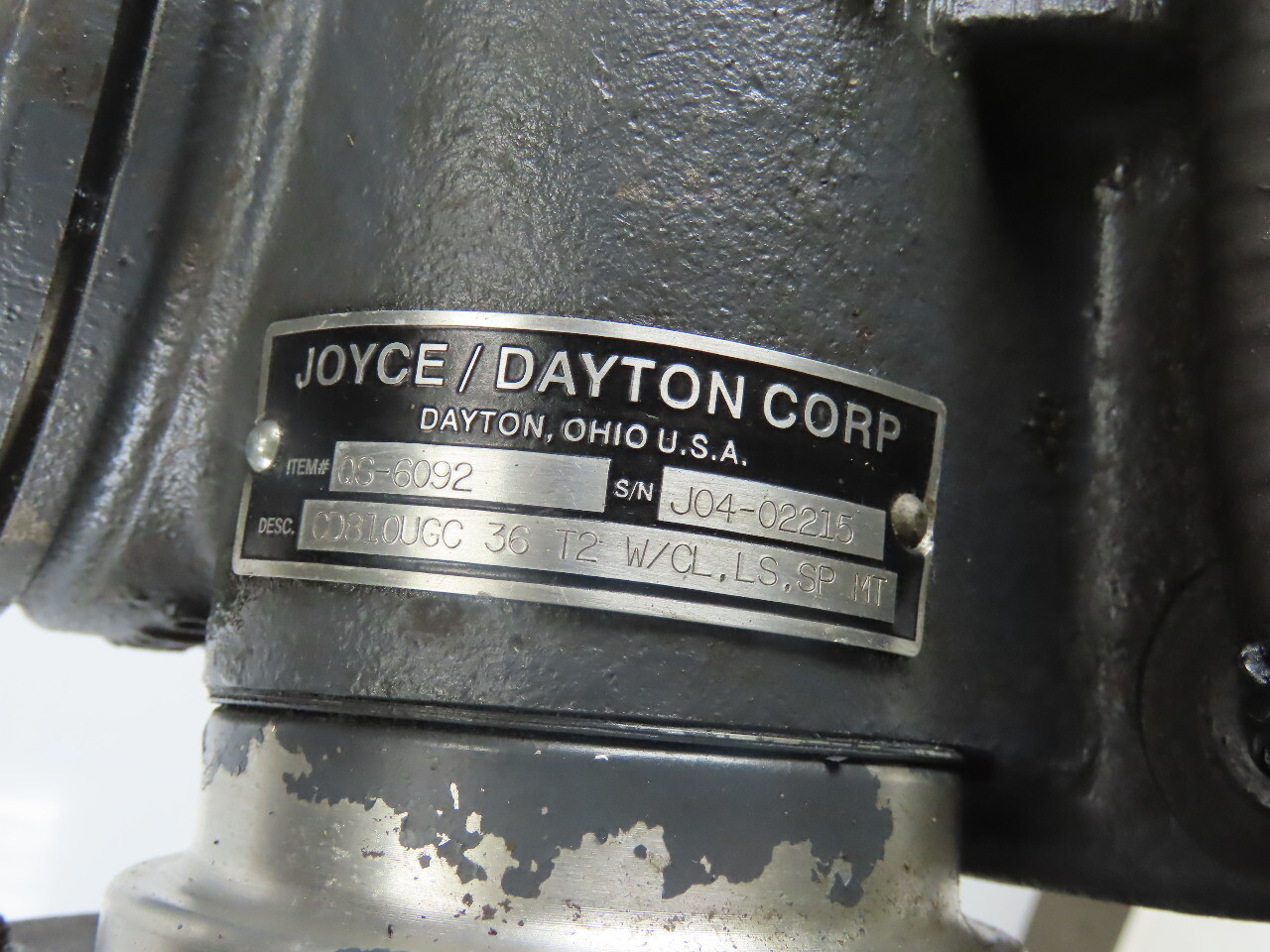 Joyce Dayton 10 Ton 36″ Machine Comdrive Screw Jack W/ 575V 3Ph Motor & Limit