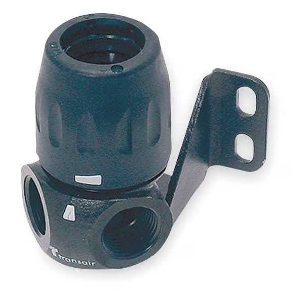 Transair 6684 25 22 Tubing Fitting, 7/8″ Tube Size, Brass, Black