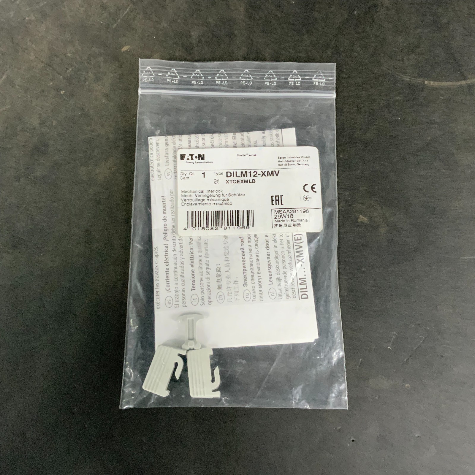 EATON DILM12-XMV MECHANICAL INTERLOCK ($10 OBO)
