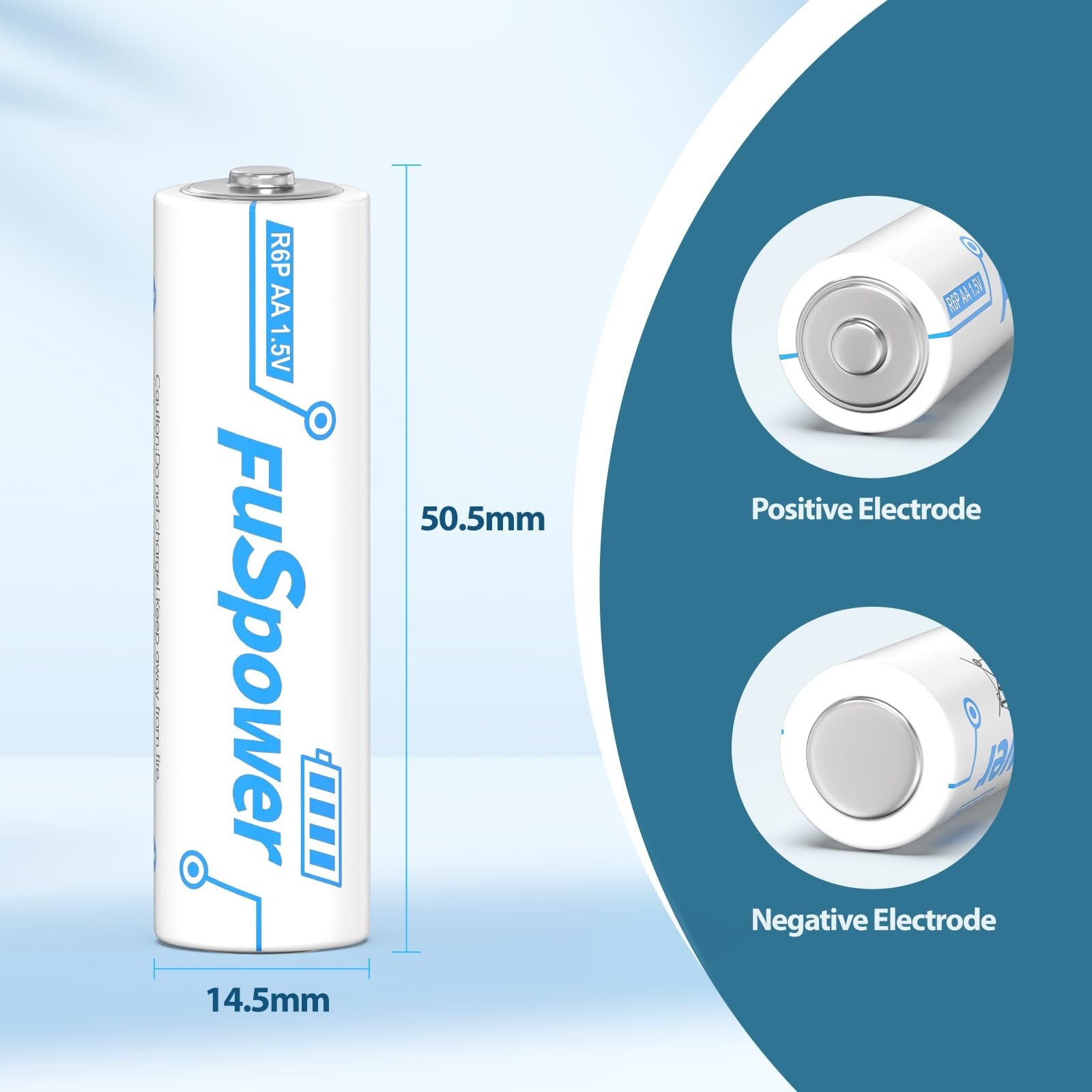 AA Batteries Long Lasting: 1.5V Double AA Batteries 100 Pack – Heavy Duty Car…