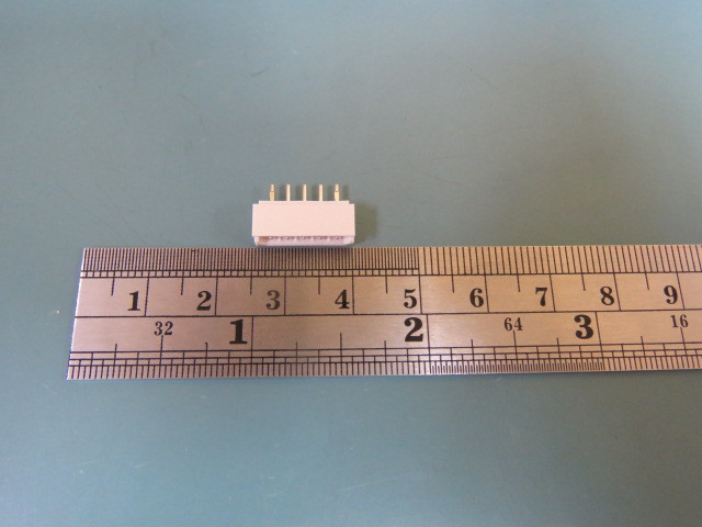MOLEX 0099990989 Qty of 60 per Lot Connector Header Through Hole 5 position 0.0