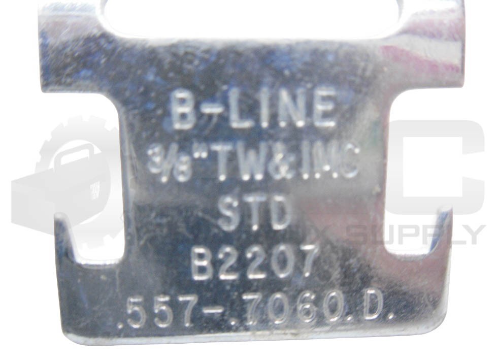 NEW B-LINE B2207 PIPE CLAMPS, 3/8″, 557-.7060.D, LOT OF 73 PAIRS *READ*
