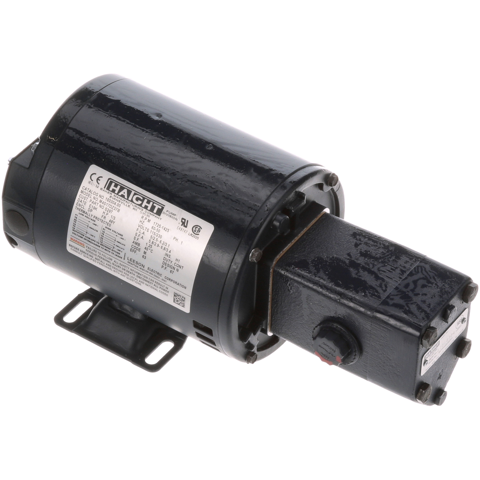AllPoints 1031111 Pump Motor Assembly, 115/230V/1-Ph