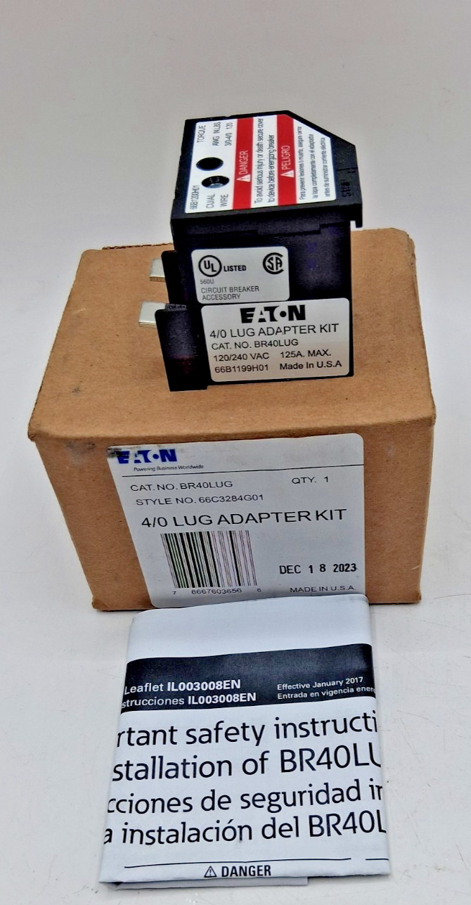 EatonBR40LUG 4/0 Lug Adapter Kit