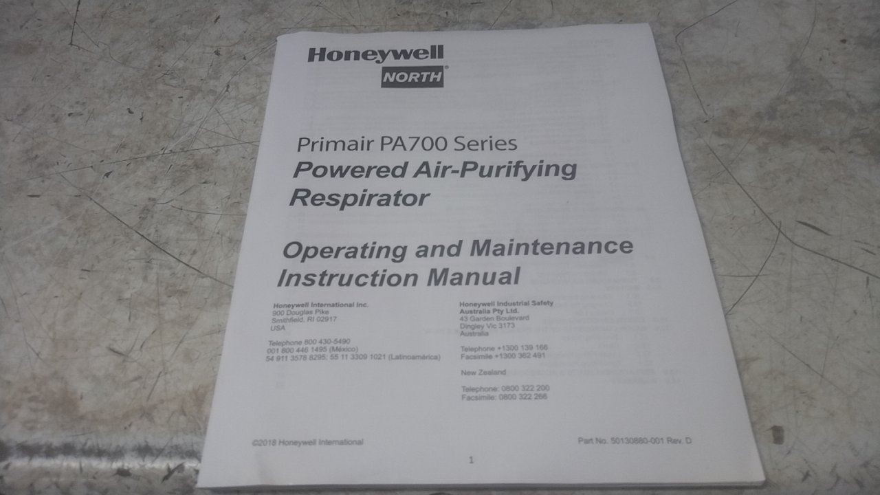 Honeywell North PA710 Gray Plastic Belt-Mount PAPR Blower