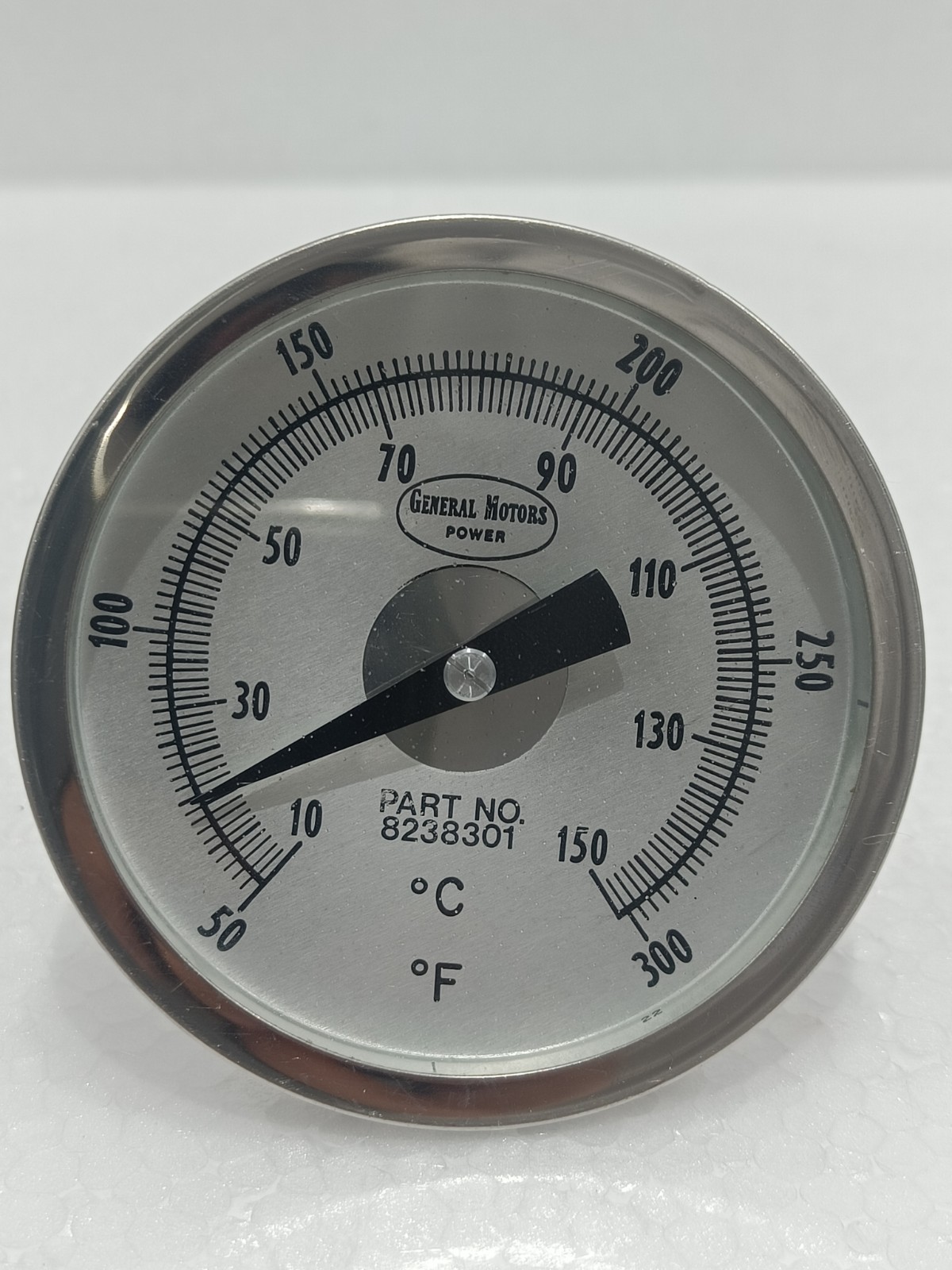 GENERAL MOTORS POWER TEMPERATURE GAUGE 8238301 INDUSTRIAL BI-METAL THERMOMETER