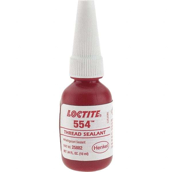 Loctite 231643 Threadlocker: Red, 10 mL, Bottle Series 554