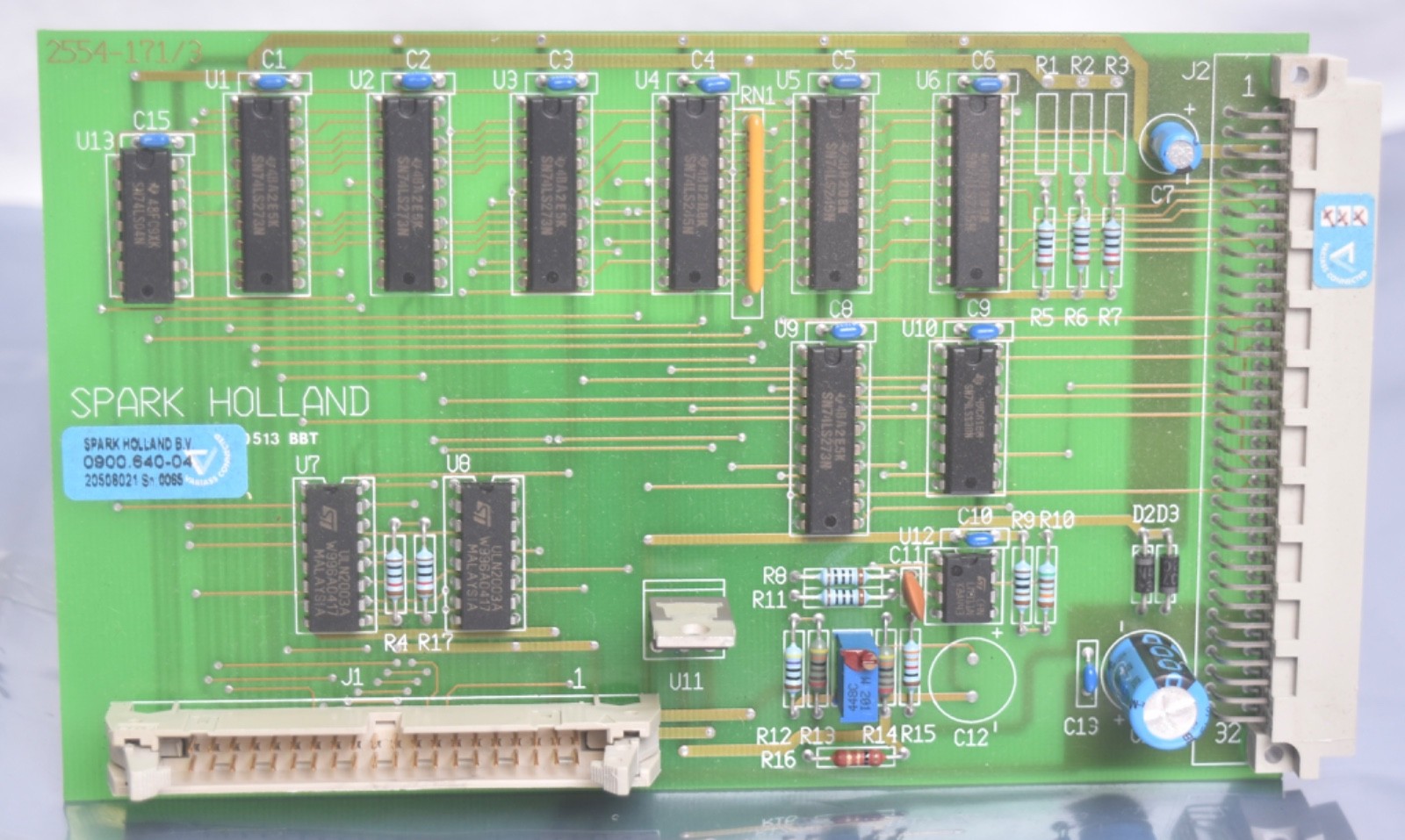 Spark Holland PCB Board 2554-171/3 0900.640-04