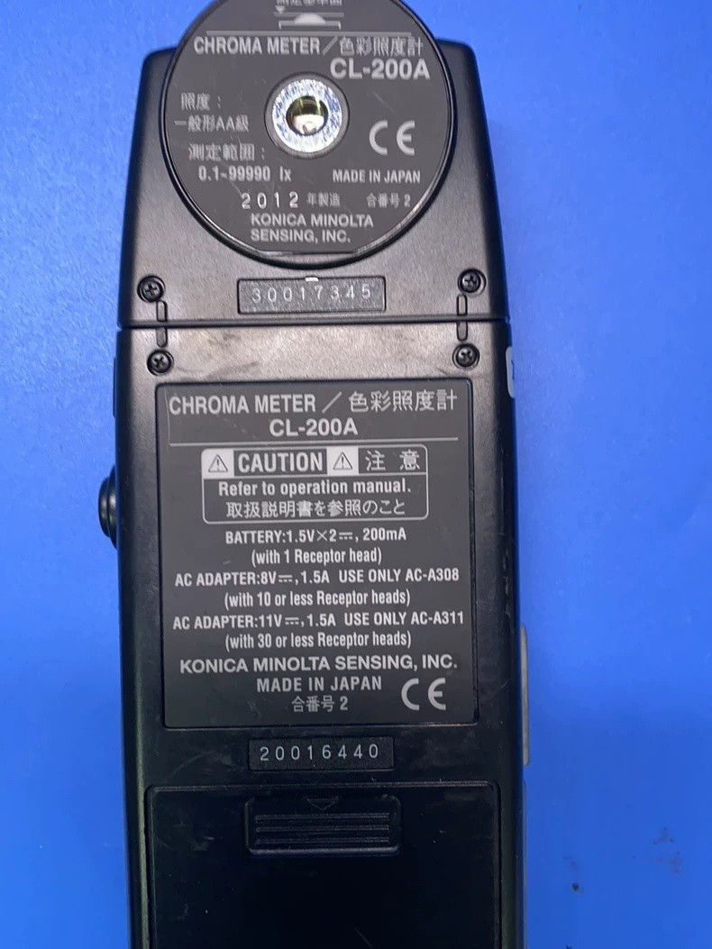 1PCS Used KONICA MINOLTA Chroma Meter CL200A CL-200A Tested