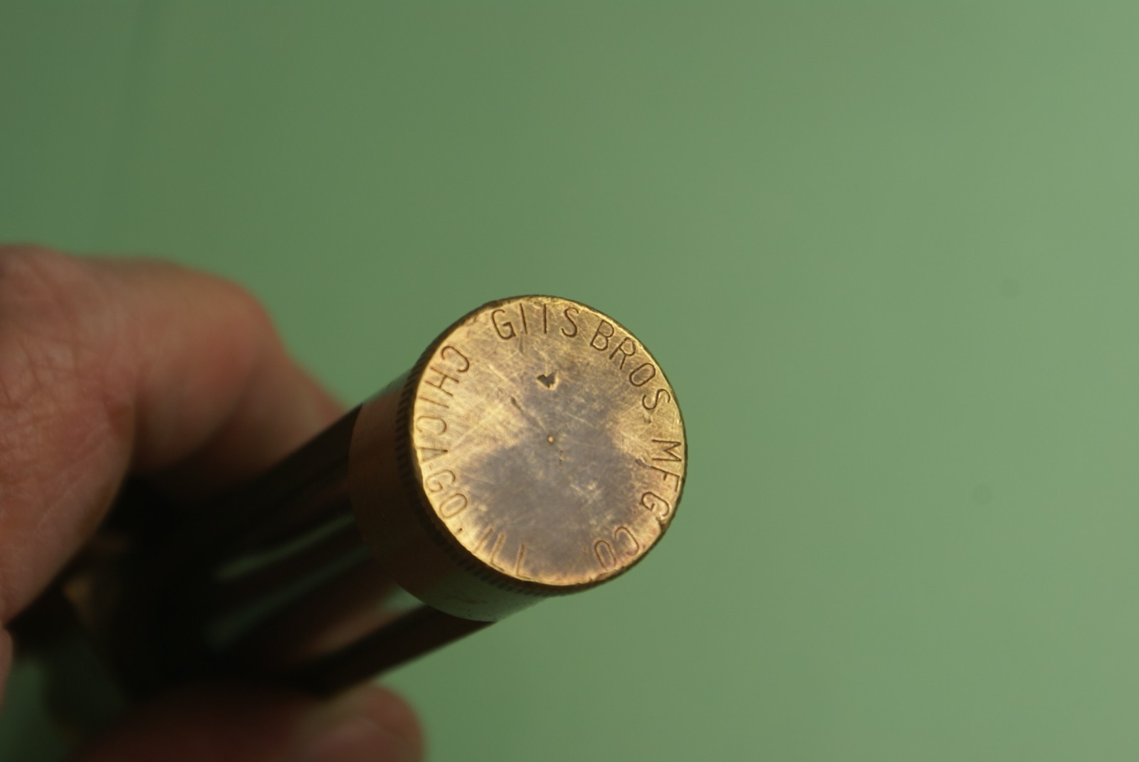 1 GITS Single Port Level Gauge Brass 5 1/2″ Sight Glass 3″ Glass 1/2″ pipe